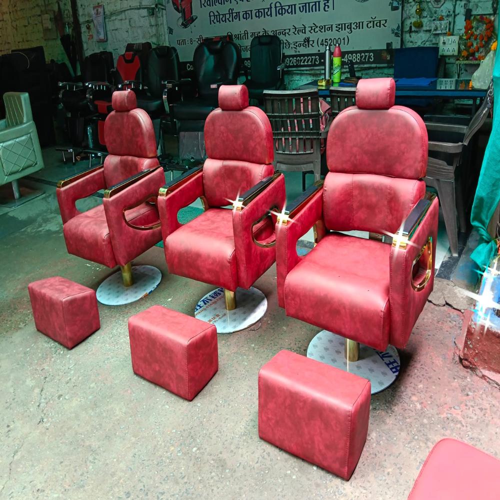 Hydraulic Chair With Golden accessories