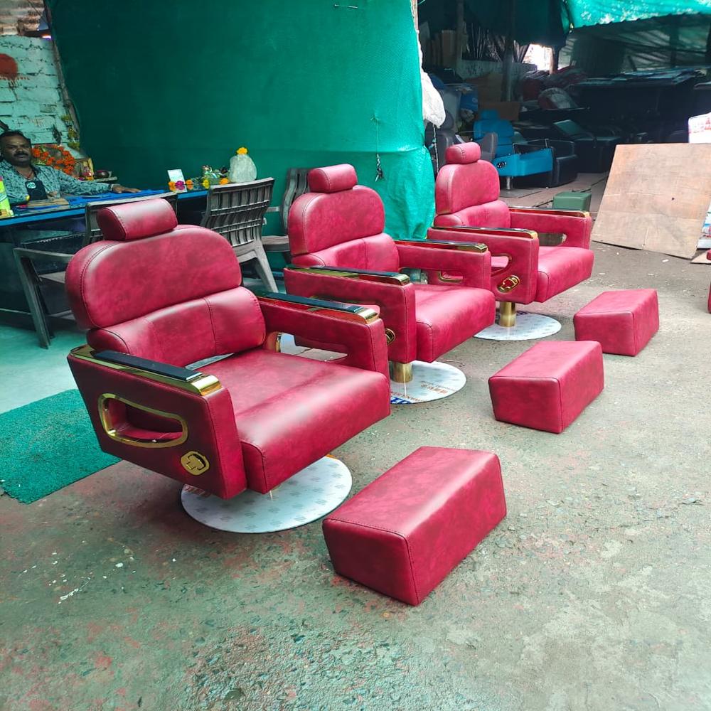 Hydraulic Chair With Golden accessories