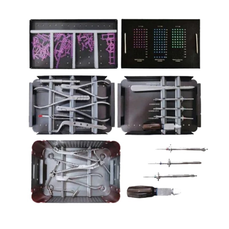Maxofacial Instrument Box - High-grade Stainless Steel, Manual Operation, Portable Design For Surgical Instrument Organization