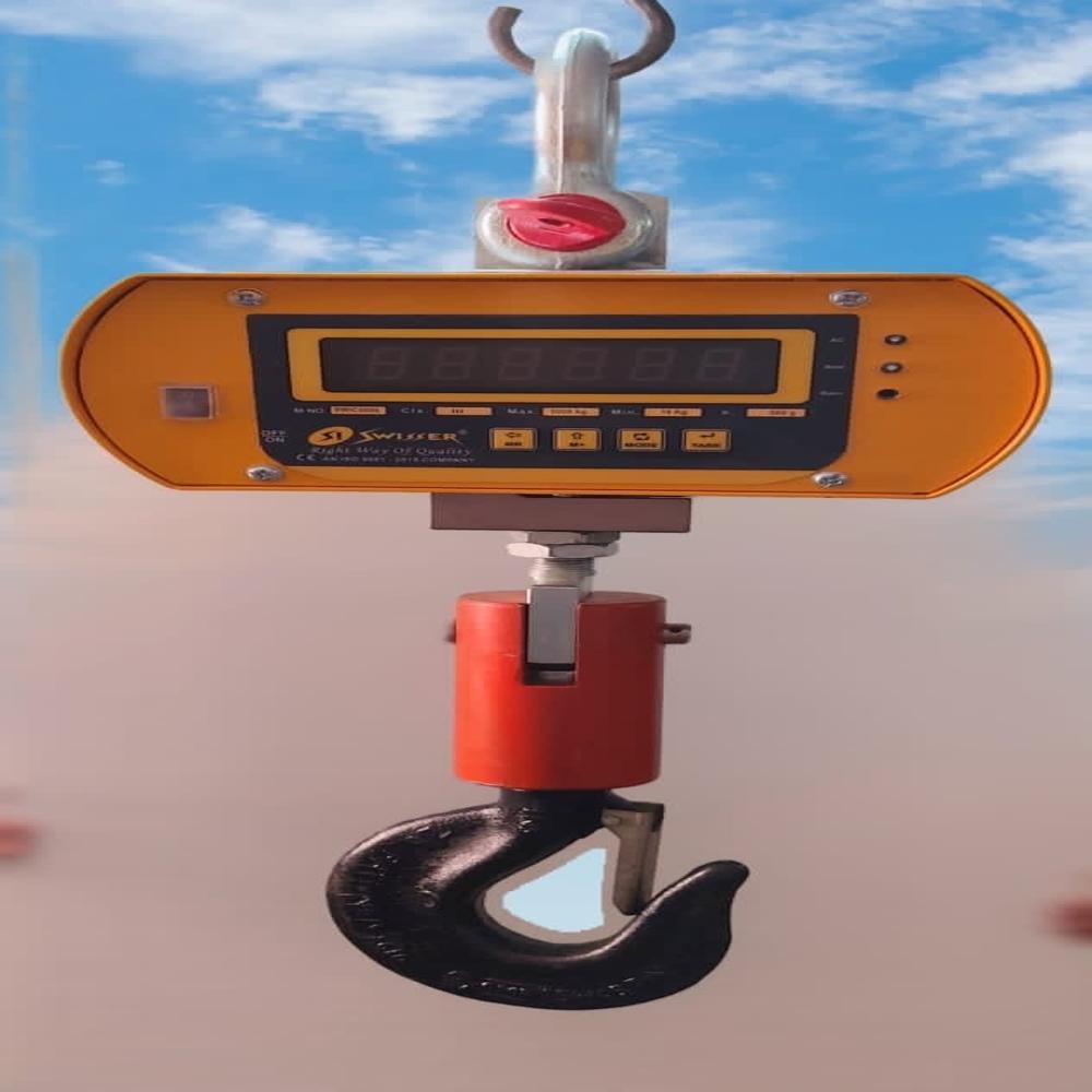 Electronic Crane Scale - Steel, 230 Ac Power Supply, Led Monitor Display | 1-year Warranty, Enhanced Ergonomics, Easy Installation