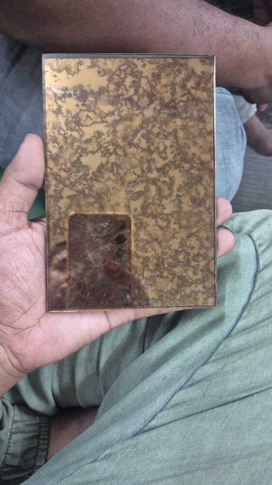 Bronze Antique Glass Mirror