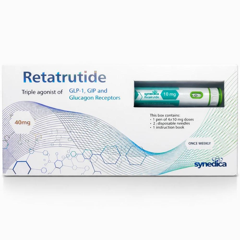 New Stock For Synedica Retatrutide 40Mg Prefilled Injectable Pen Kit - Application: Pharmaceutical