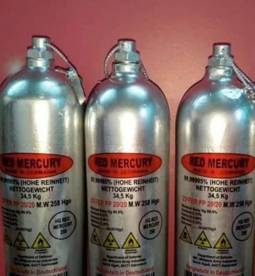 Liquid mercury