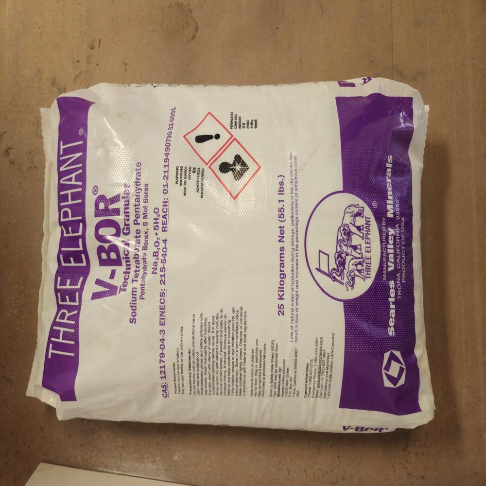 Borax Pentahydrate - Color: White