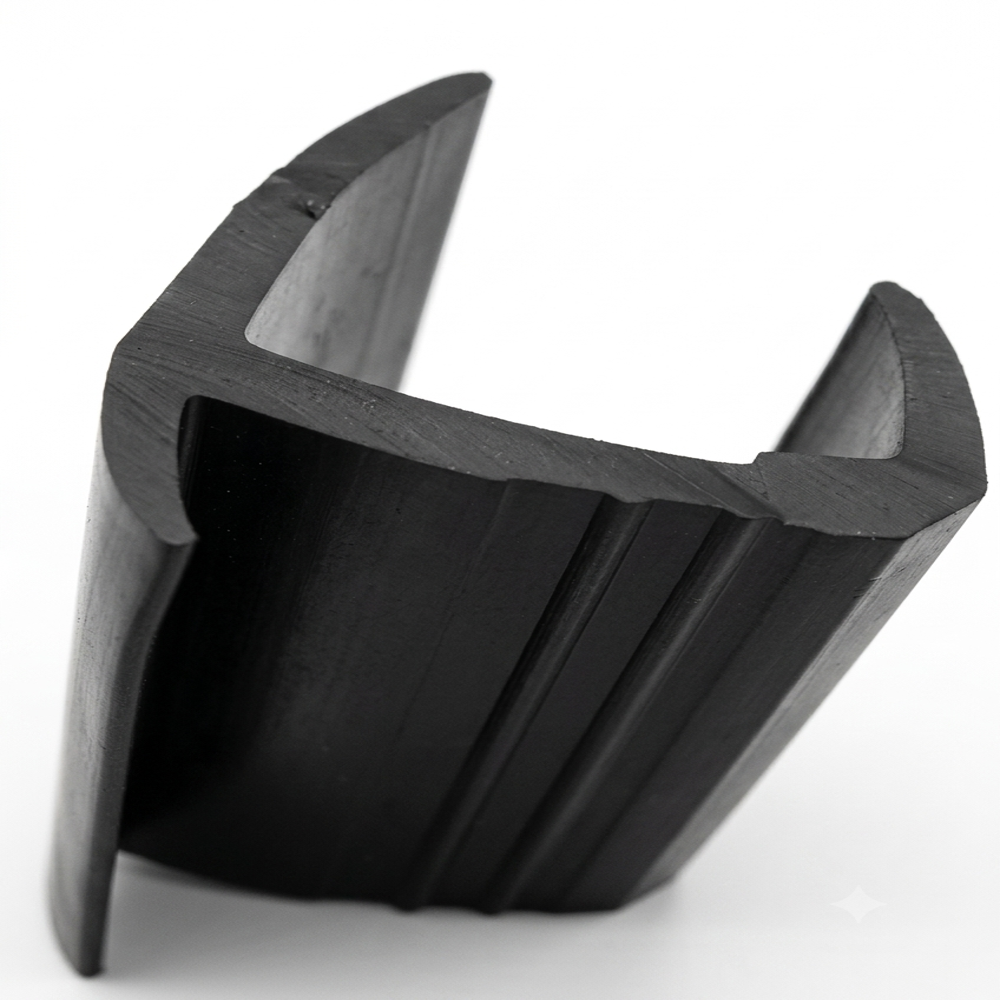 Container Rubber Profile - Color: Balck