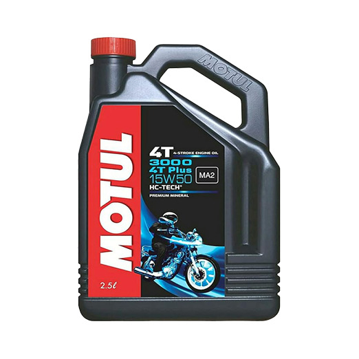 Motul 3000 (2.5 L) 4T Plus 15W50 Engine Oil