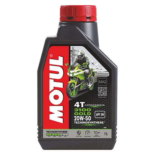 Motul 3100 4T (1 L) GOLD 20W-50 Bike Engine Oil