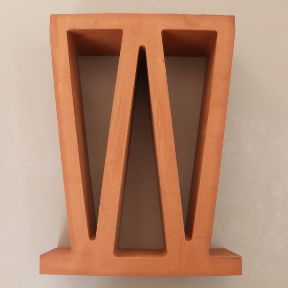 Terracotta W Big Clay Jali Breze Block - Diameter: 250 250 Millimeter (Mm)
