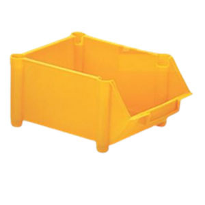 Yellow O storage bins
