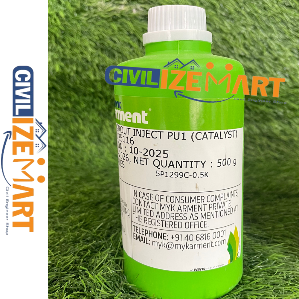 Myk Arment Armgrout Inject Pu1 (5.5Kg) Waterproofing Chemical - Boiling Point: >180 C (Flash Point >180 C; Boiling Point Not Published)