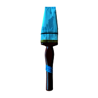 1 By 25mm Paint Brush - Handle Color: Dark Brown