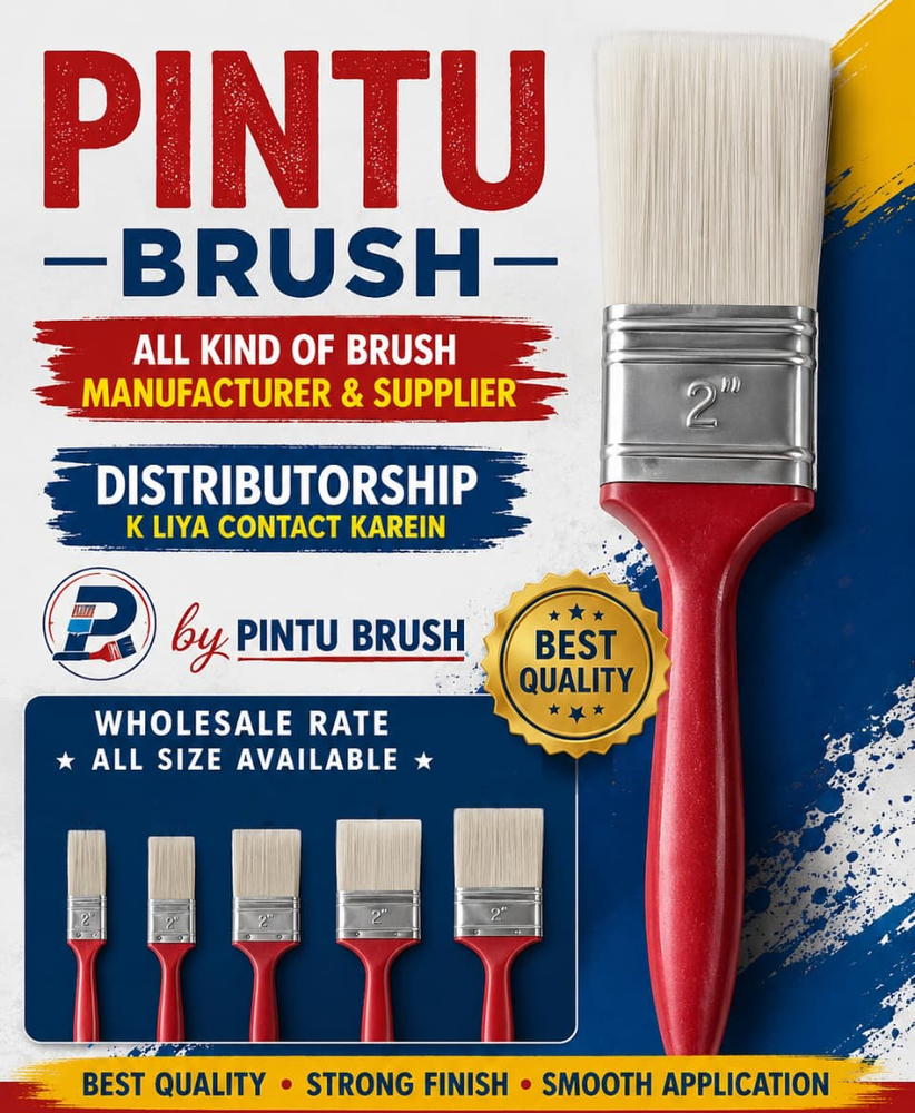 Synthetic Bristle Paint Brush