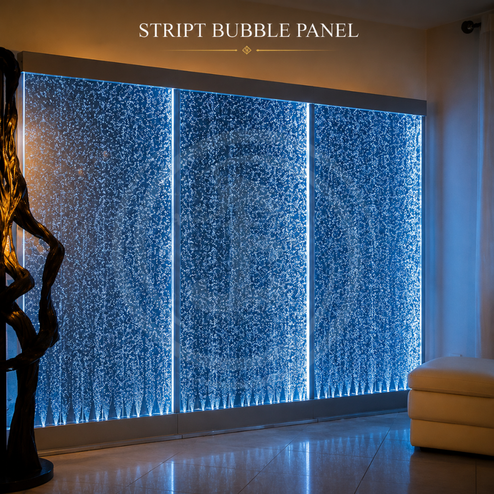 Bubble Water Wall - Color: Transparent