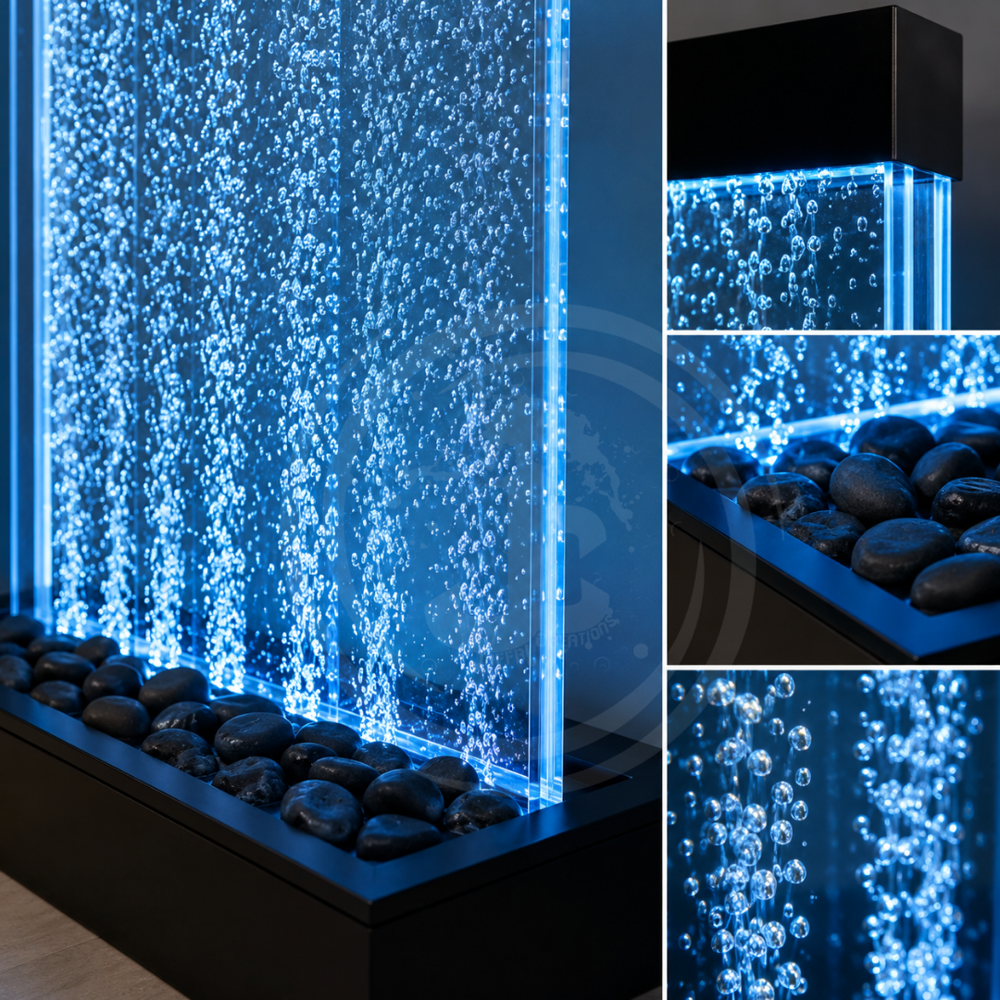 Bubble Water Wall - Color: Transparent