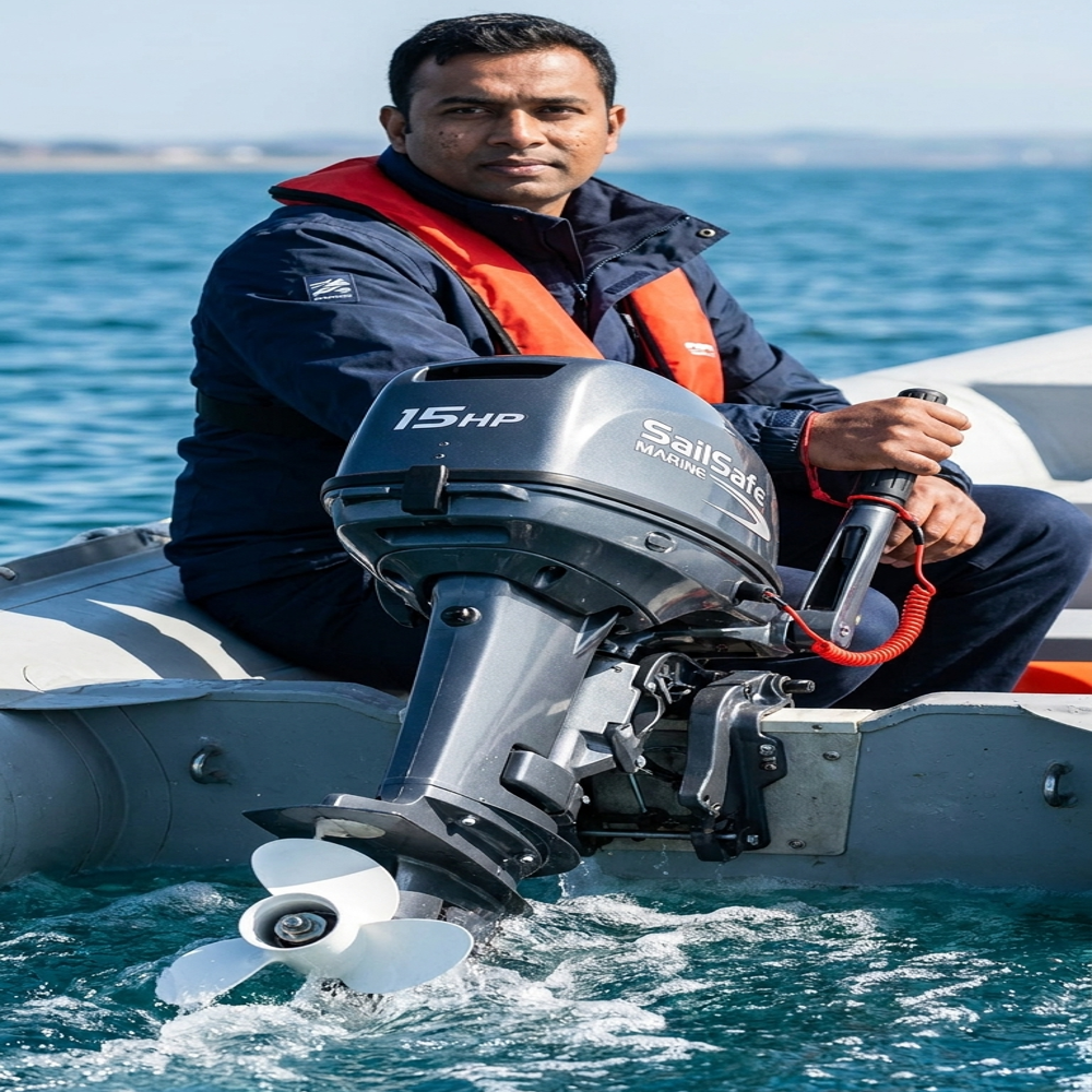 SSM 15HP Outboard Motor 2 Stroke