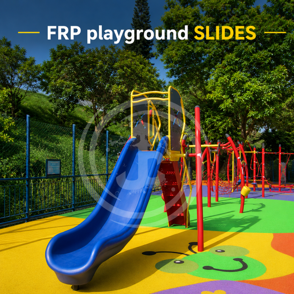 Playground Slide - Metal & Durable Plastic Material, 15 Ft X 10 Ft X 8 Ft Dimensions | Multi-play Structure With Slides, Climbing Frames, Non-slip Surfaces, Rounded Edges, Rust-resistant & Uv-protected