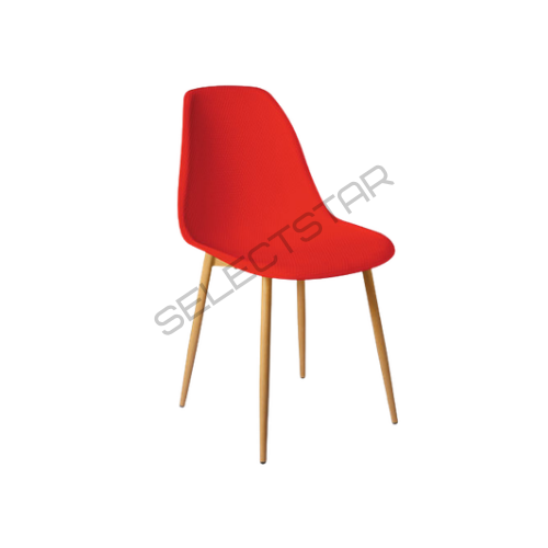 Iris Metal Cafe Chairs - Material: Plastic