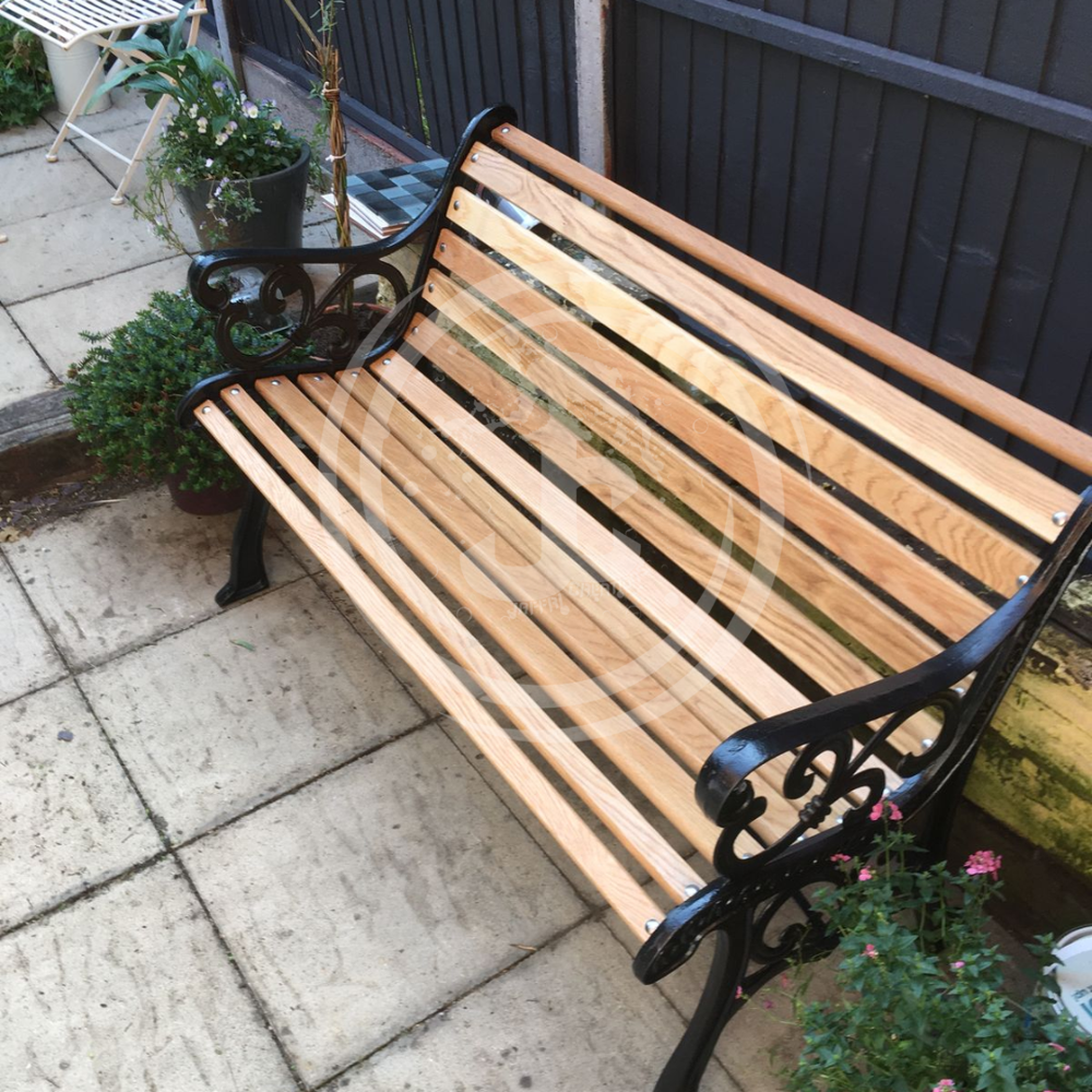 Outdoor Garden Bench - Solid Teak Wood, 60 Inches Long, Natural Finish - Weather-resistant, Ergonomic Design, Ideal For Patios And Yards