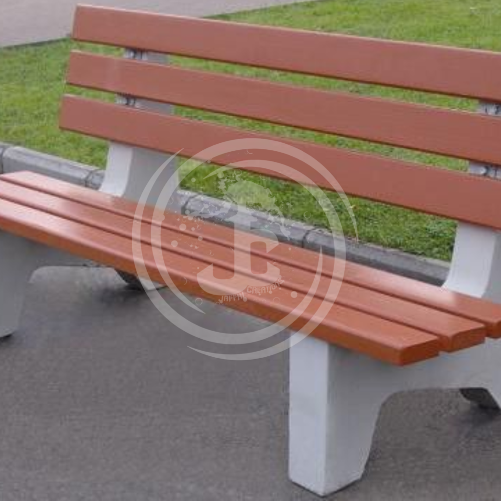 Rcc Garden Bench - Durable Reinforced Concrete | Weather-resistant, Ergonomic Design, Outdoor-friendly