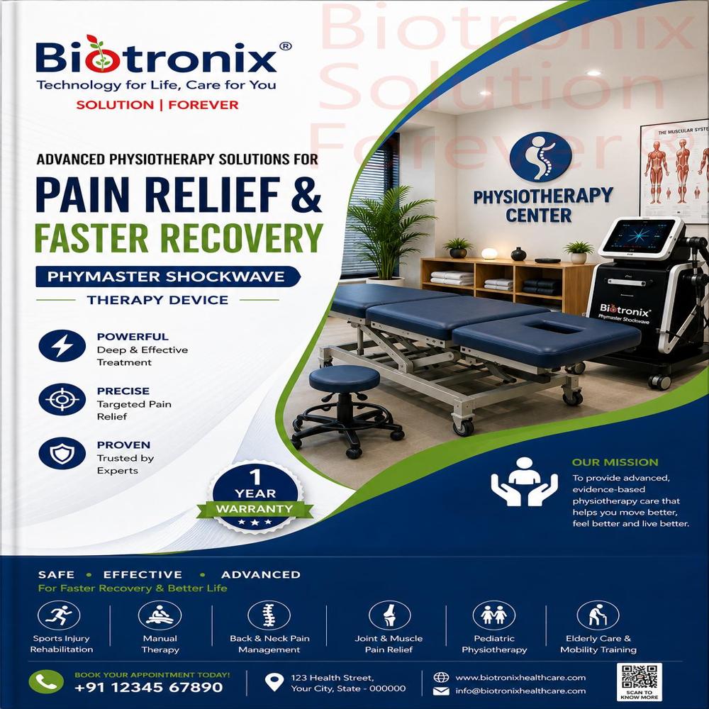 Digital Shockwave Therapy Machine for Rehabilitation Centers