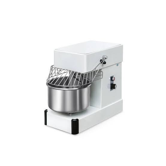 Spiral Mixer Machine - Stainless Steel, Fixed Bowl, Polished Body | Spiral Mixing, Side-mounted Motor, Heavy Duty