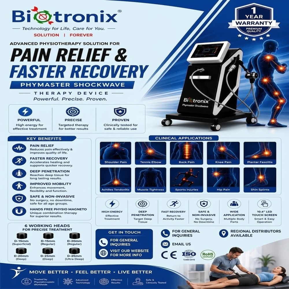 Advanced ESWT System for Musculoskeletal Rehabilitation