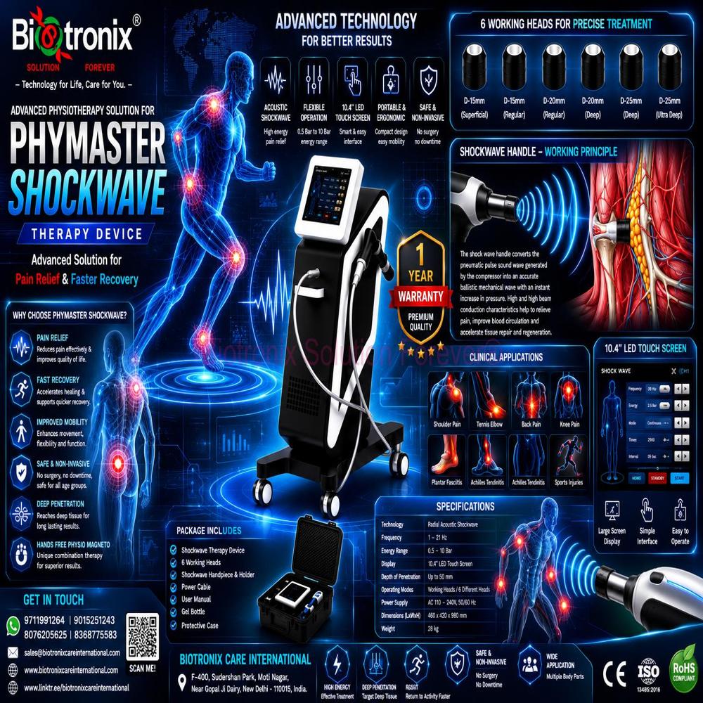 Advanced ESWT System for Musculoskeletal Rehabilitation