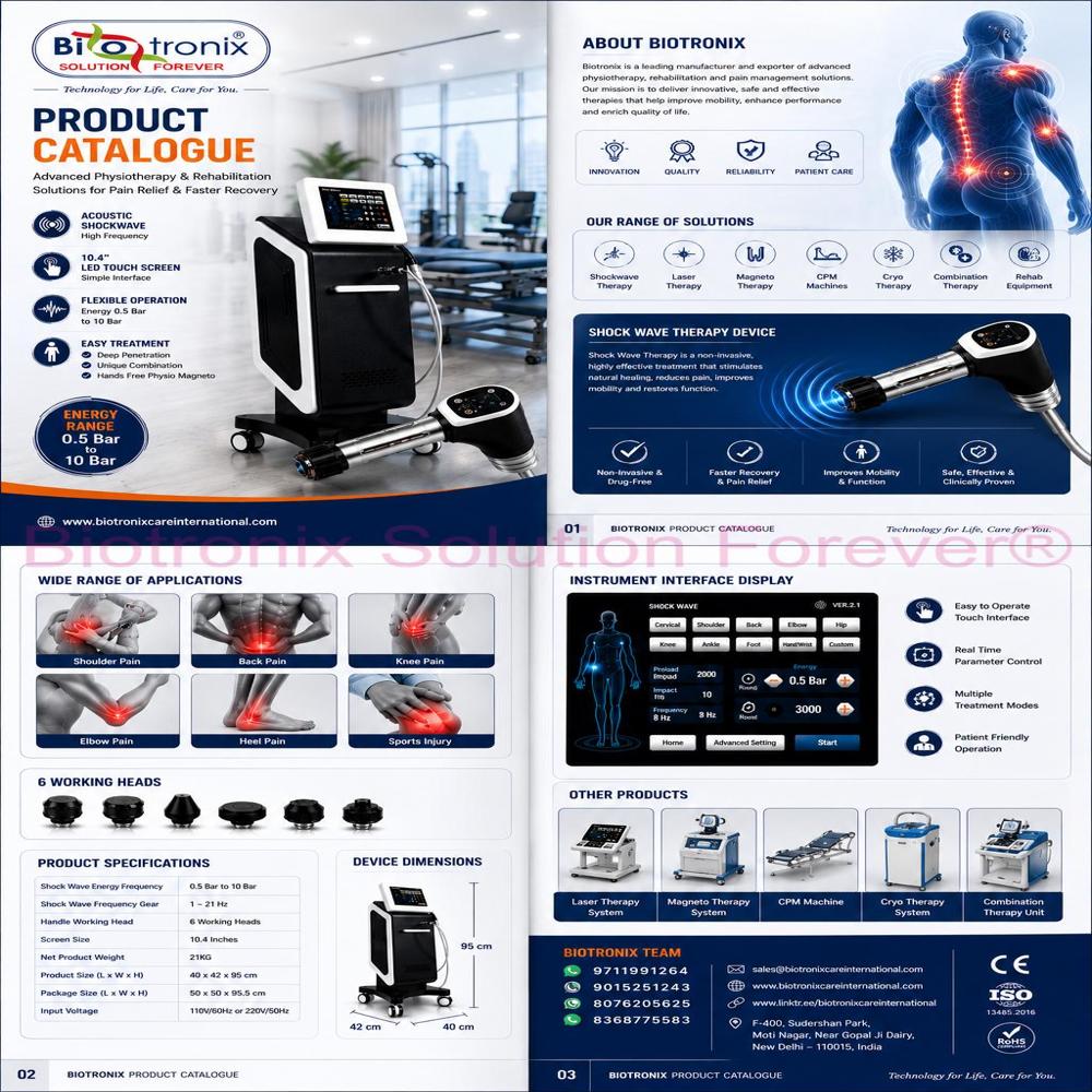 Advanced ESWT System for Musculoskeletal Rehabilitation