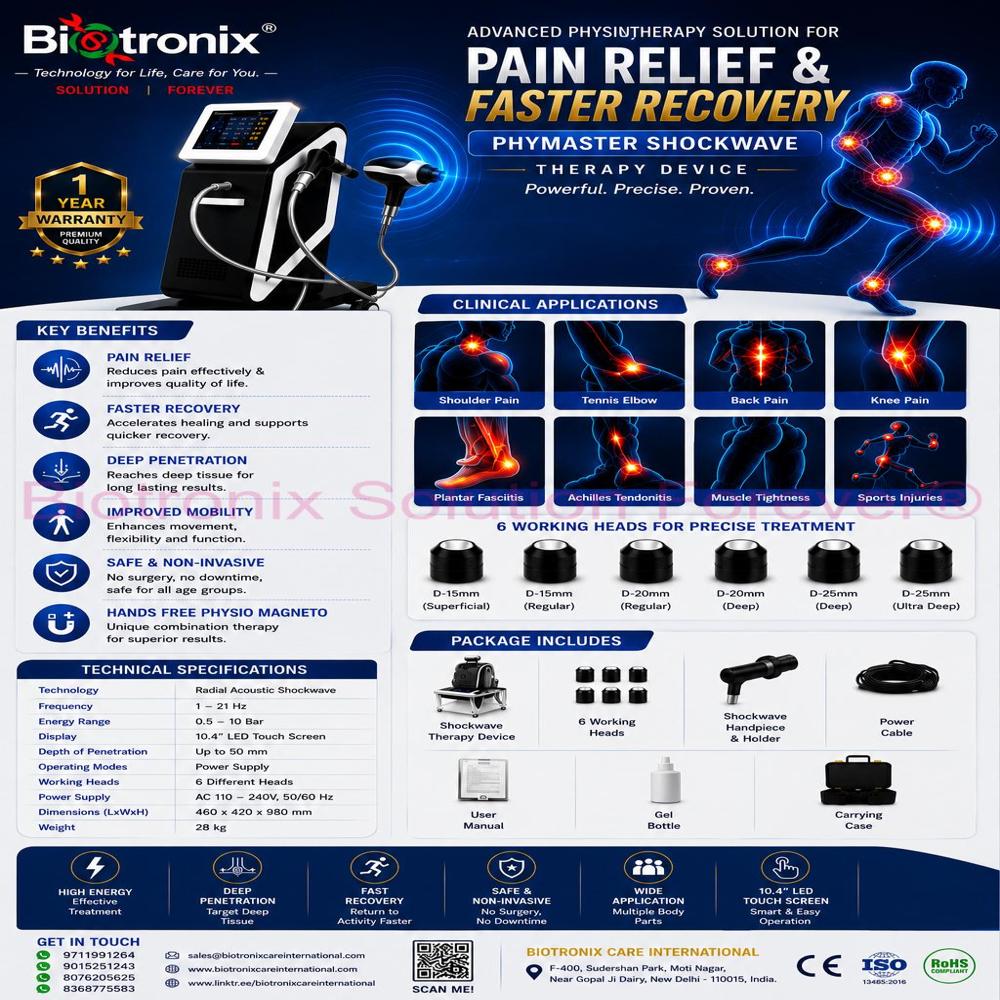 Advanced ESWT System for Musculoskeletal Rehabilitation