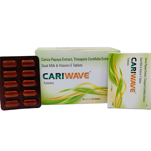 Carica Papaya Extract Tinospora Cordifolia Extract Goat Milk And Vitamin E Tablets