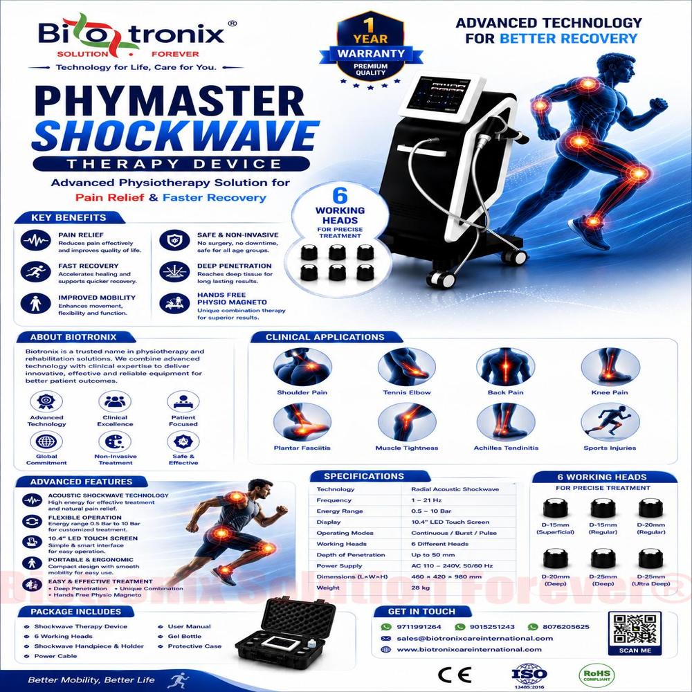 Airshock Pro Shockwave Machine for Pain Therapy