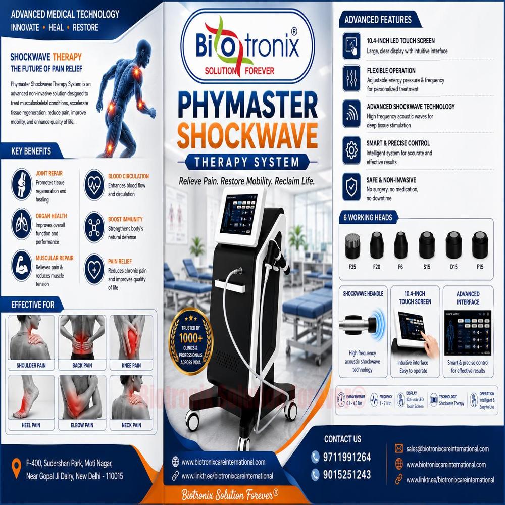 Airshock Pro Shockwave Machine for Pain Therapy