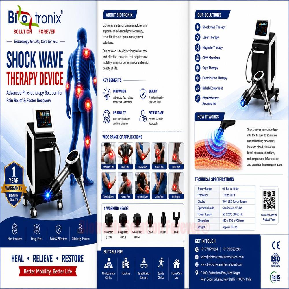 Airshock Pro Shockwave Machine for Pain Therapy