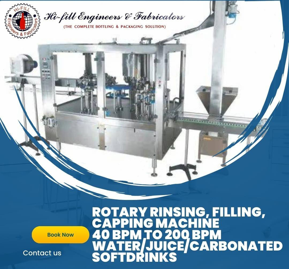 Rotary Rinsing-Filling-Capping Machine