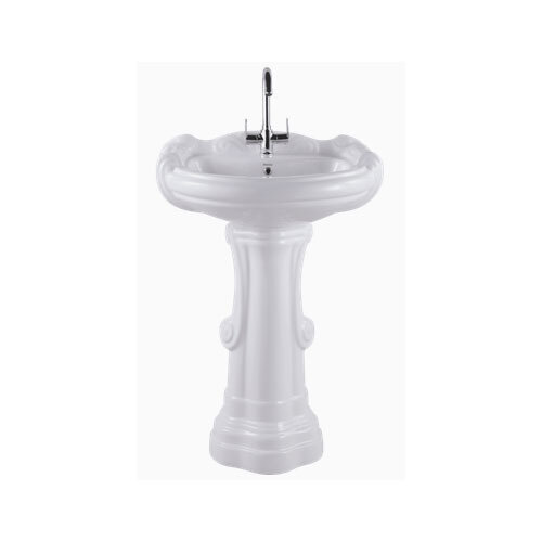 Plain Pedestal Wash Basin Big Sterling