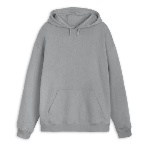 Fleece Hoodie - Cotton Wool, Full Sleeves, Navy Blue | Quick Dry, Water-resistant, Double Pockets, Designed For Winter