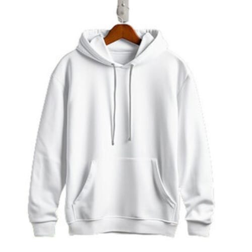 Fleece Hoodie - Cotton Wool, Full Sleeves, Navy Blue | Quick Dry, Water-resistant, Double Pockets, Designed For Winter