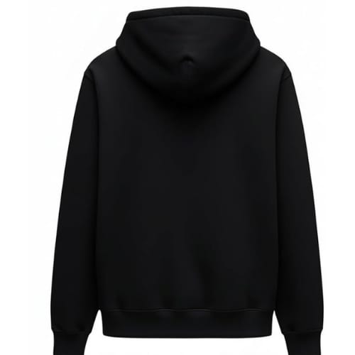 Fleece Hoodie - Cotton Wool, Full Sleeves, Navy Blue | Quick Dry, Water-resistant, Double Pockets, Designed For Winter