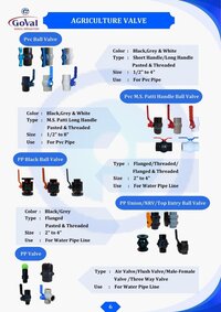 PP NON RETURN VALVE