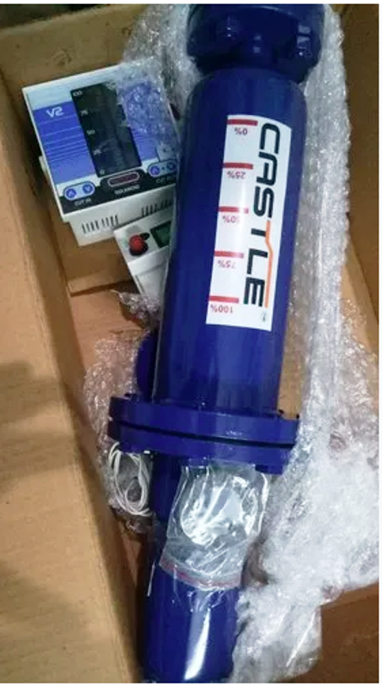 Castle Ammonia Float Valve - Color: Blue