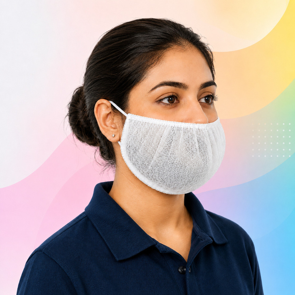 Disposable Non Woven Beard Mask - Application: Food Industry