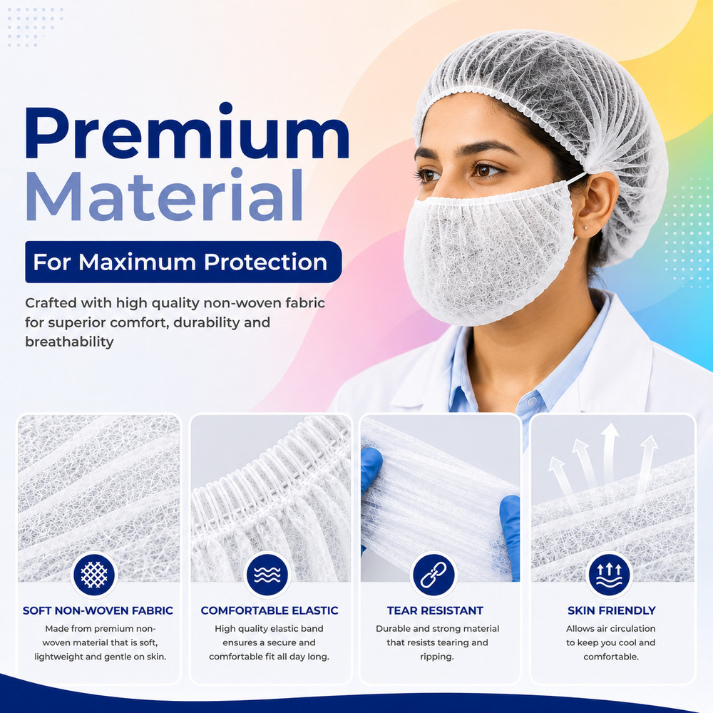 Disposable Non Woven Beard Mask