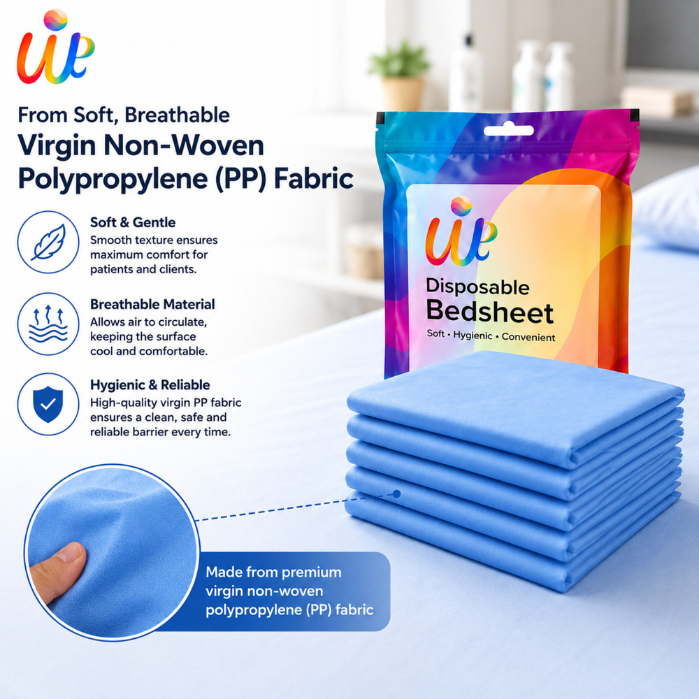 Blue Disposable Massage Therapy Spa Bed Sheets