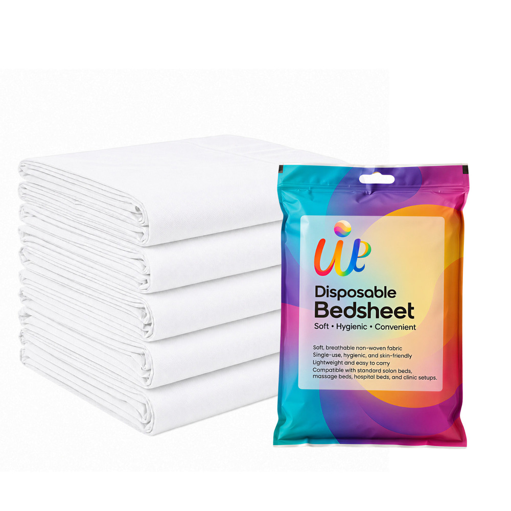 White Disposable Massage Therapy Spa Bed Sheets