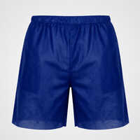 Mens Blue Disposable Non Woven Bermuda