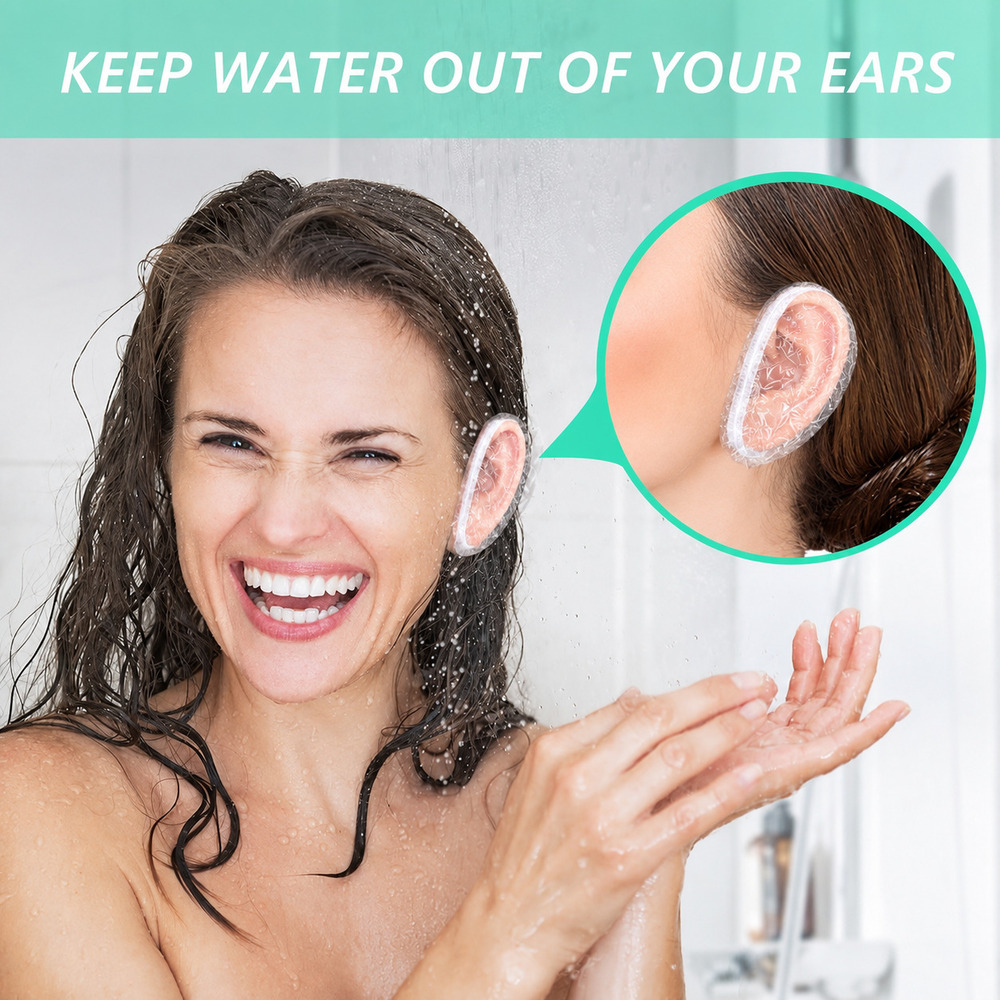 White Disposable LDPE Ear Cap