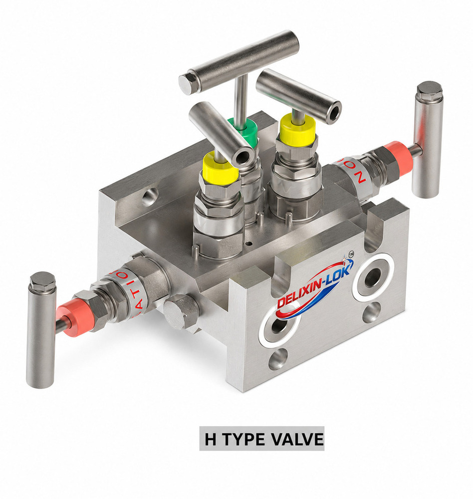 H Type 5 Way Manifold Valve