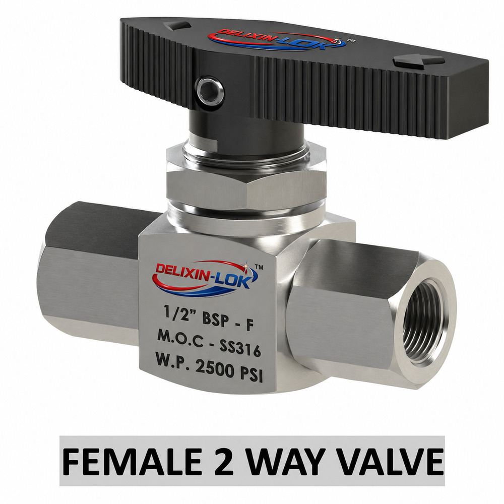 Female 2 Way Ball Valve