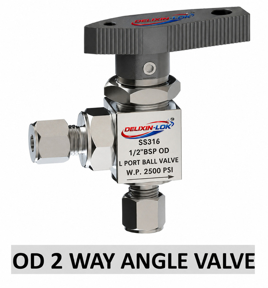 OD 2 Way Angle Valve