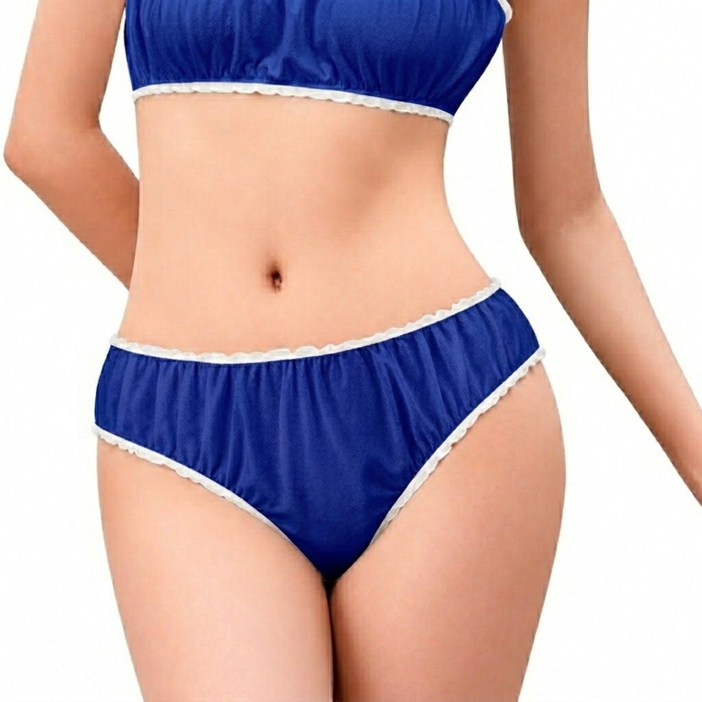 Blue Disposable Non Woven Panty